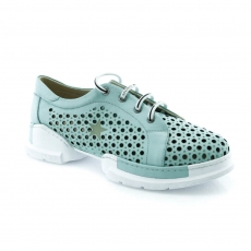 Green colour women leisure shoes
